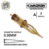Kwadron Tattoo Cartridge Needle 3RS - #10 Diameter - Long Taper