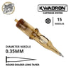 Kwadron Tattoo Cartridge Needle 15RS - #12 Diameter - Long Taper