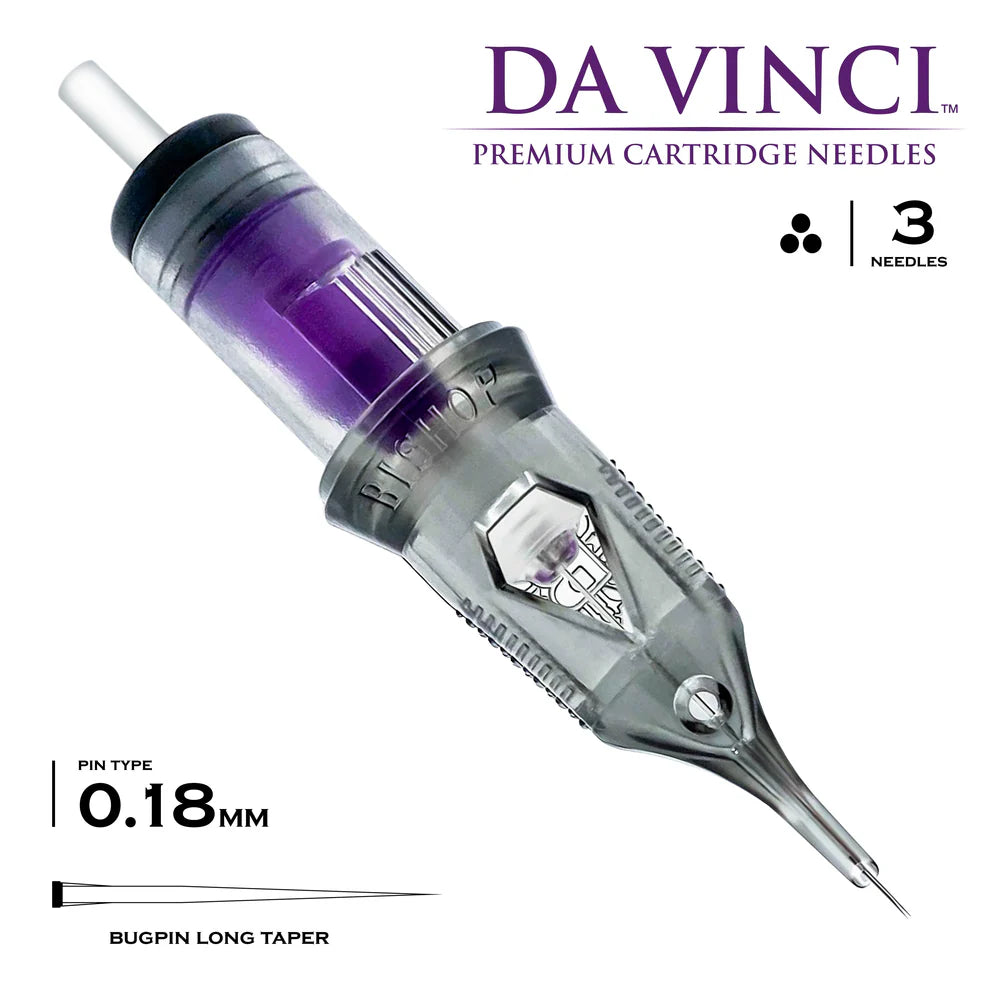 Bishop Da Vinci Tattoo Cartridge Needles 20pcs - Round Liners