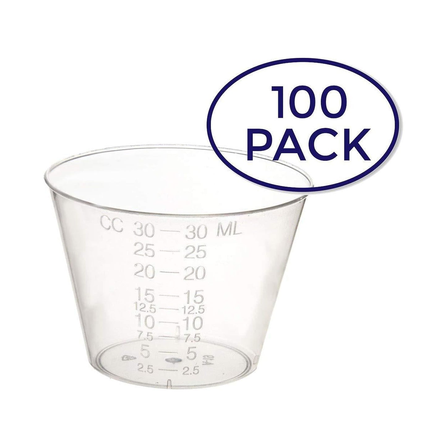 Vasos medicinales paquete de 100