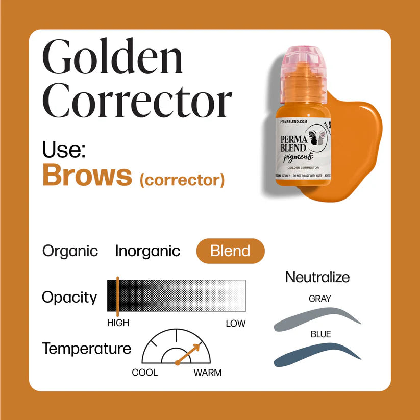 Perma Blend - Golden Corrector 1/2 oz