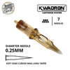 Kwadron Tattoo Cartridge Needle 7SEM - #8 Diameter - Long Taper