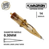 Kwadron Tattoo Cartridge Needle 14RL - #10 Diameter - Long Taper