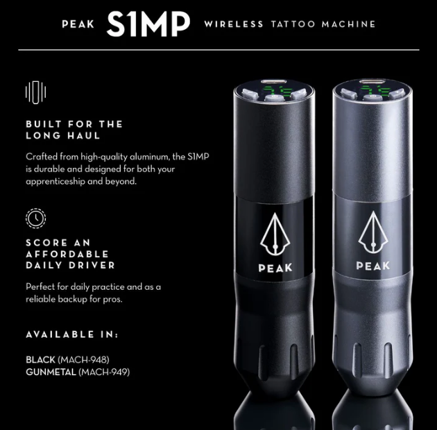 Peak S1MP Wireless Tattoo Machine