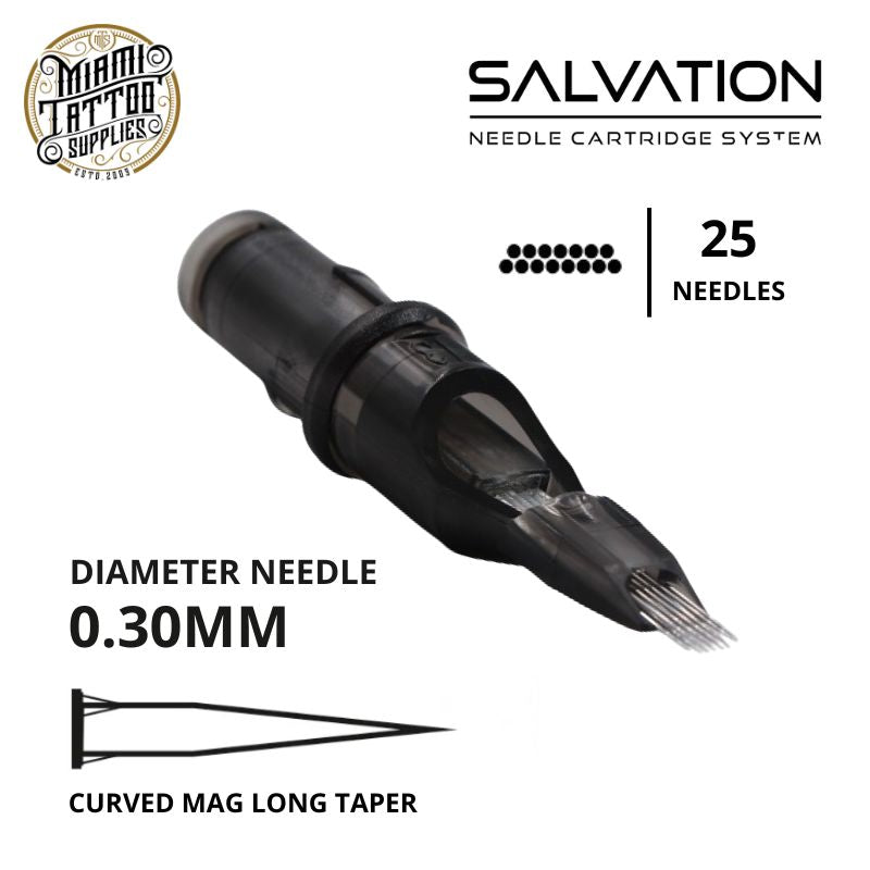 Salvation Cartridge Tattoo Needles 25CM - #10 Diameter - Long Taper