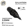 Salvation Cartridge Tattoo Needles 14RL - #12 Diameter - Long Tape