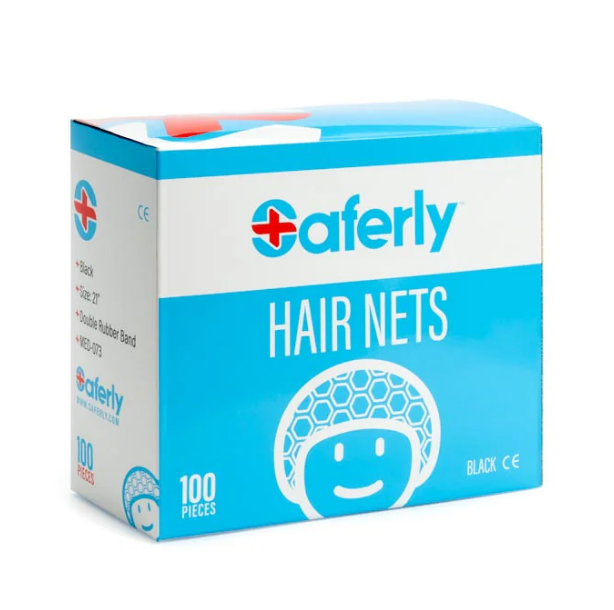 Saferly Hair Nets - Box of 100