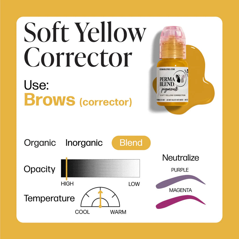 Perma Blend - Soft Yellow Corrector 1/2 oz