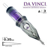 Bishop Da Vinci Cartridge Tattoo Needles 3RS - #12 Diameter - Long Taper