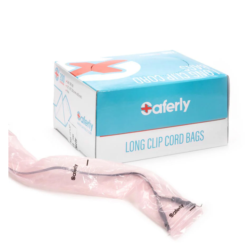 Saferly 32" Clip Cord Sleeves (Box of 200)