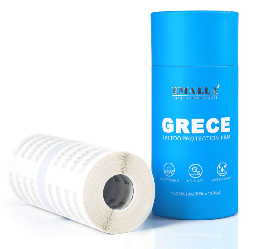 Emalla Grece Tattoo Protection Film - 5.9" x 11" Yard Roll