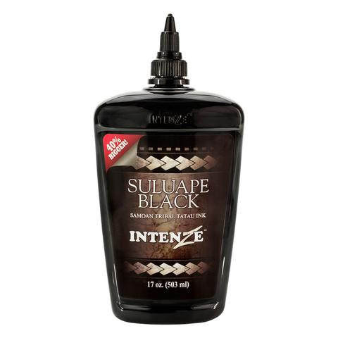 Intenze Tattoo Ink - Suluape Black Samoan Tribal Black 17oz - Miamitattoosupplies.comTATTOO INK